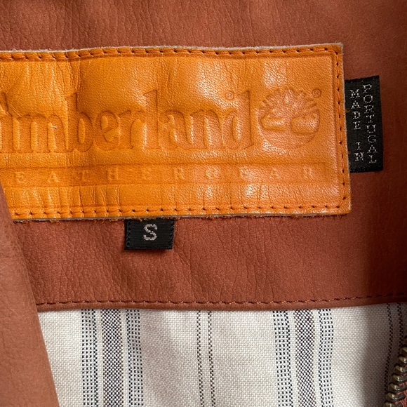 Vintage Timberland Leather Barn Coat Parka - Picture 5 of 7